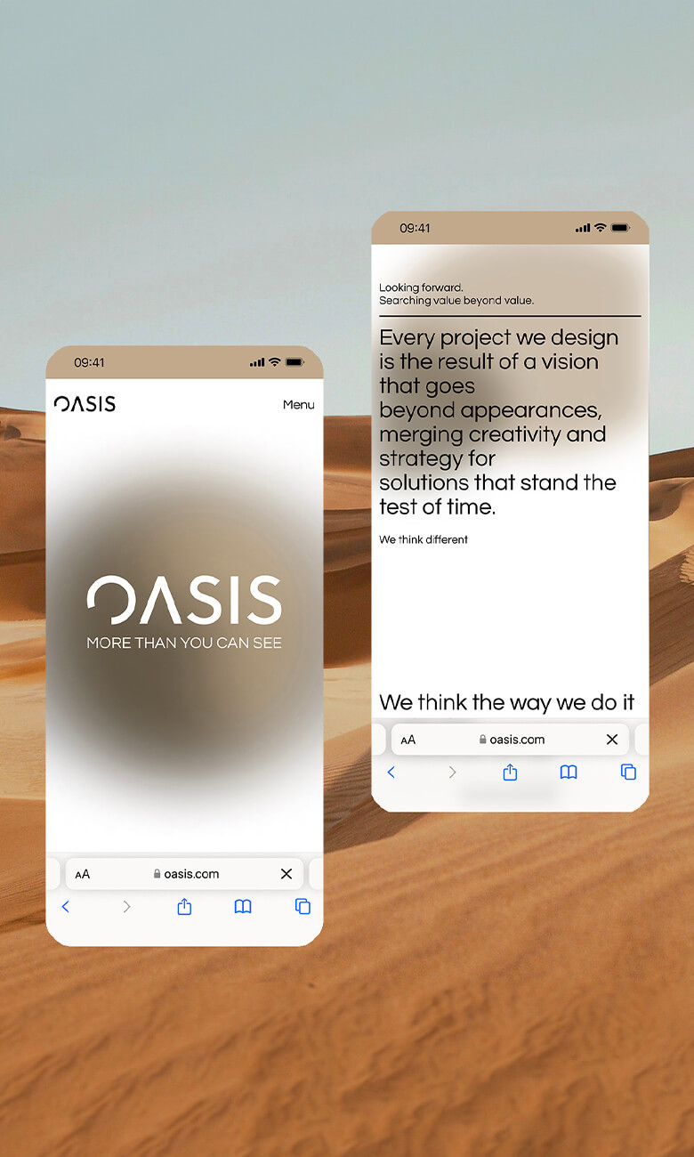 Sito web di Oasis